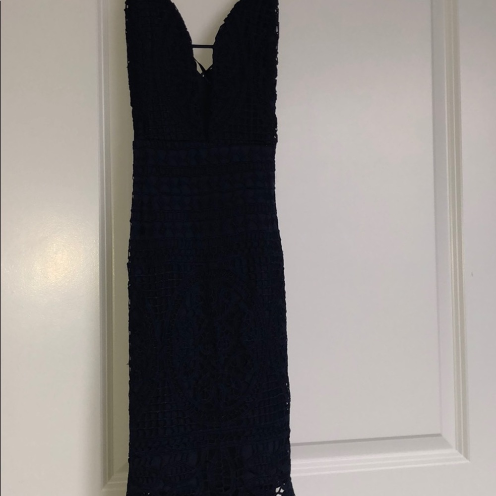 Lovers + Friends Navy dress brand new